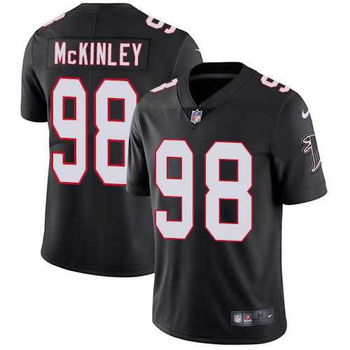 Nike Atlanta Falcons #98 Takkarist McKinley Black Alternate NFL Vapor Untouchable Limited Jersey,We sell and wholesale Nike Atlanta Falcons #98 Takkarist McKinley Black Alternate NFL Vapor Untouchable Limited Jersey on line form chian!